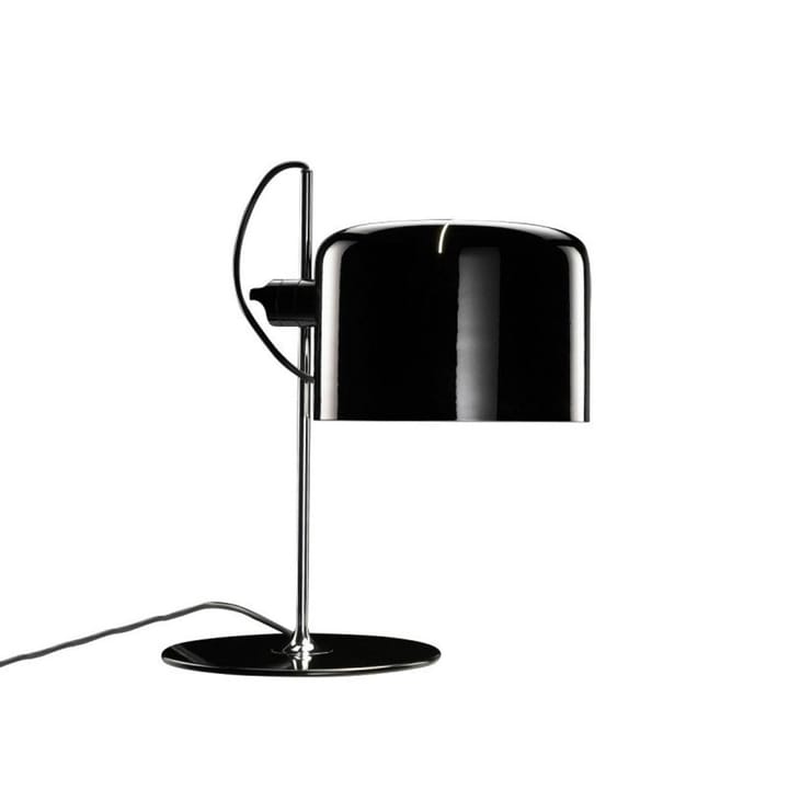 Coupé 2202 table lamp - Black, chrome stand - Oluce