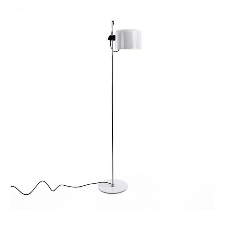 Coupé 3321 floor lamp - White, chrome stand - Oluce