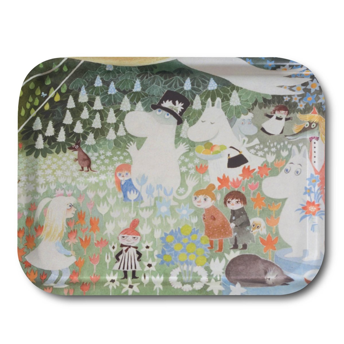 Opto Design Dangerous journey tray 36x28 cm | Scandinavian Design | Trays | White