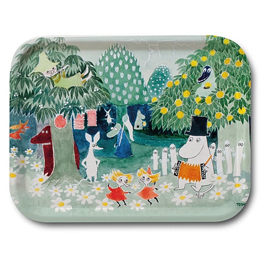 Opto Design Finn Family Moomintroll tray 27x20 cm | Scandinavian Design | Trays | Multi