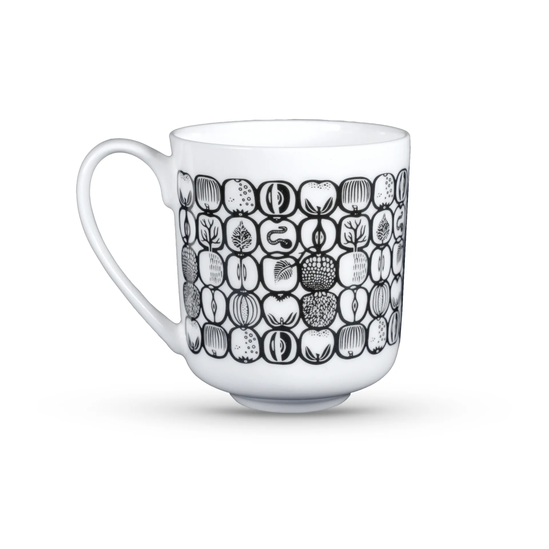 Fruktlåda mug 32 cl, Black Opto Design