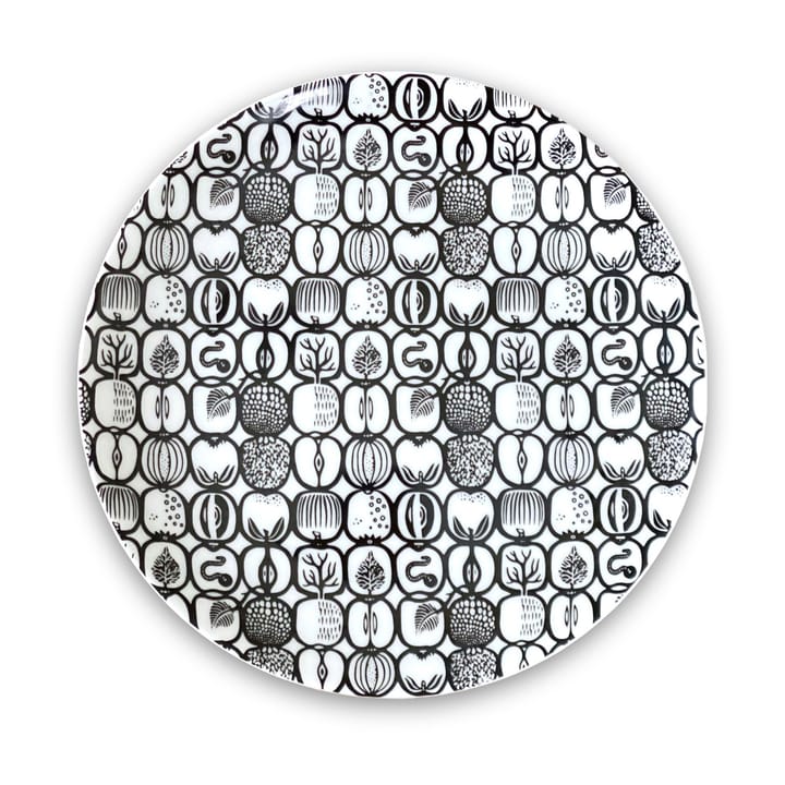 Fruktlåda small plate Ø17 cm - Black - Opto Design