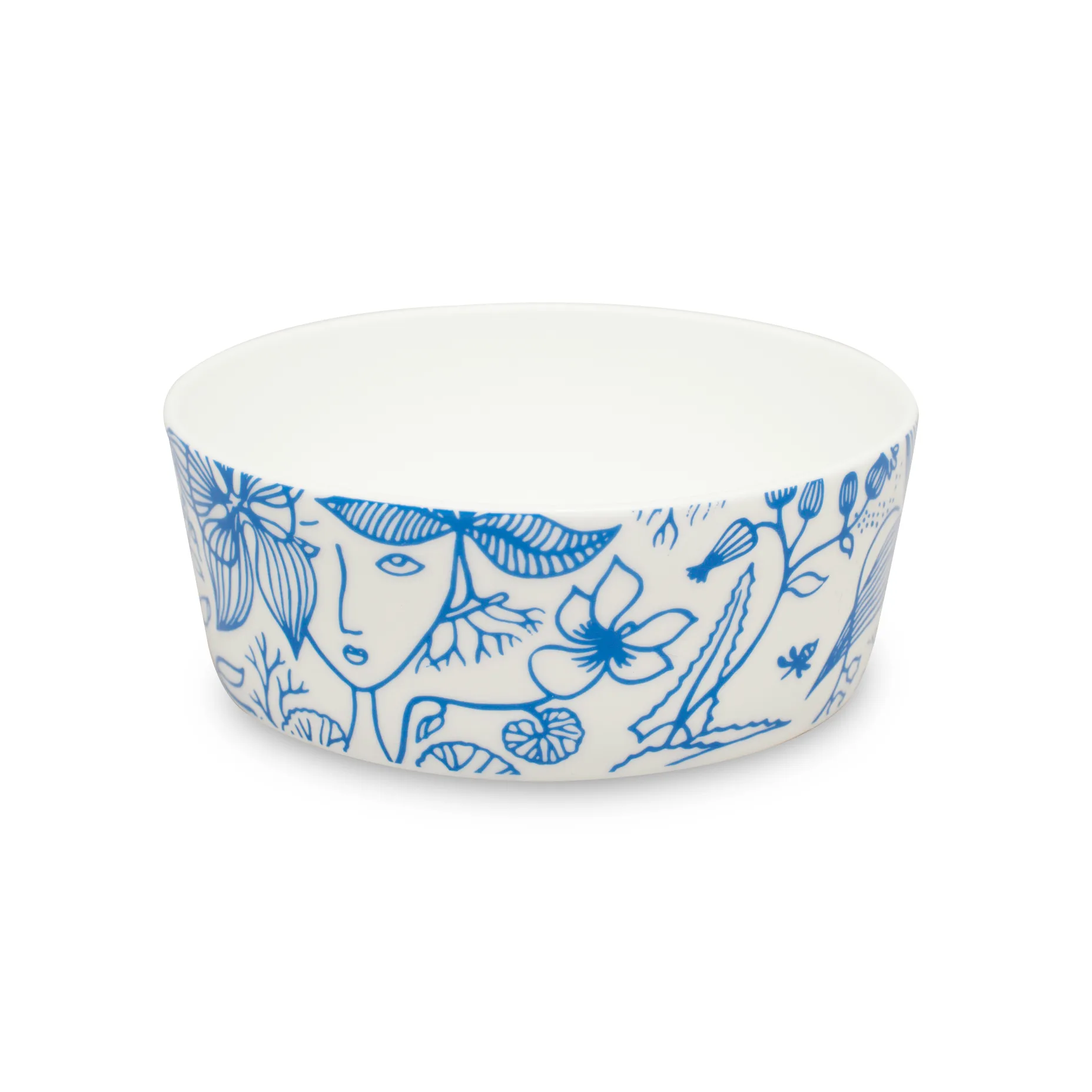 Grazia bowl small, Blue-white Opto Design