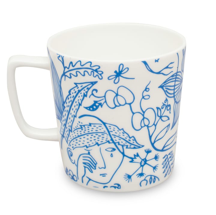 Grazia mug 32 cl - Blue-white - Opto Design
