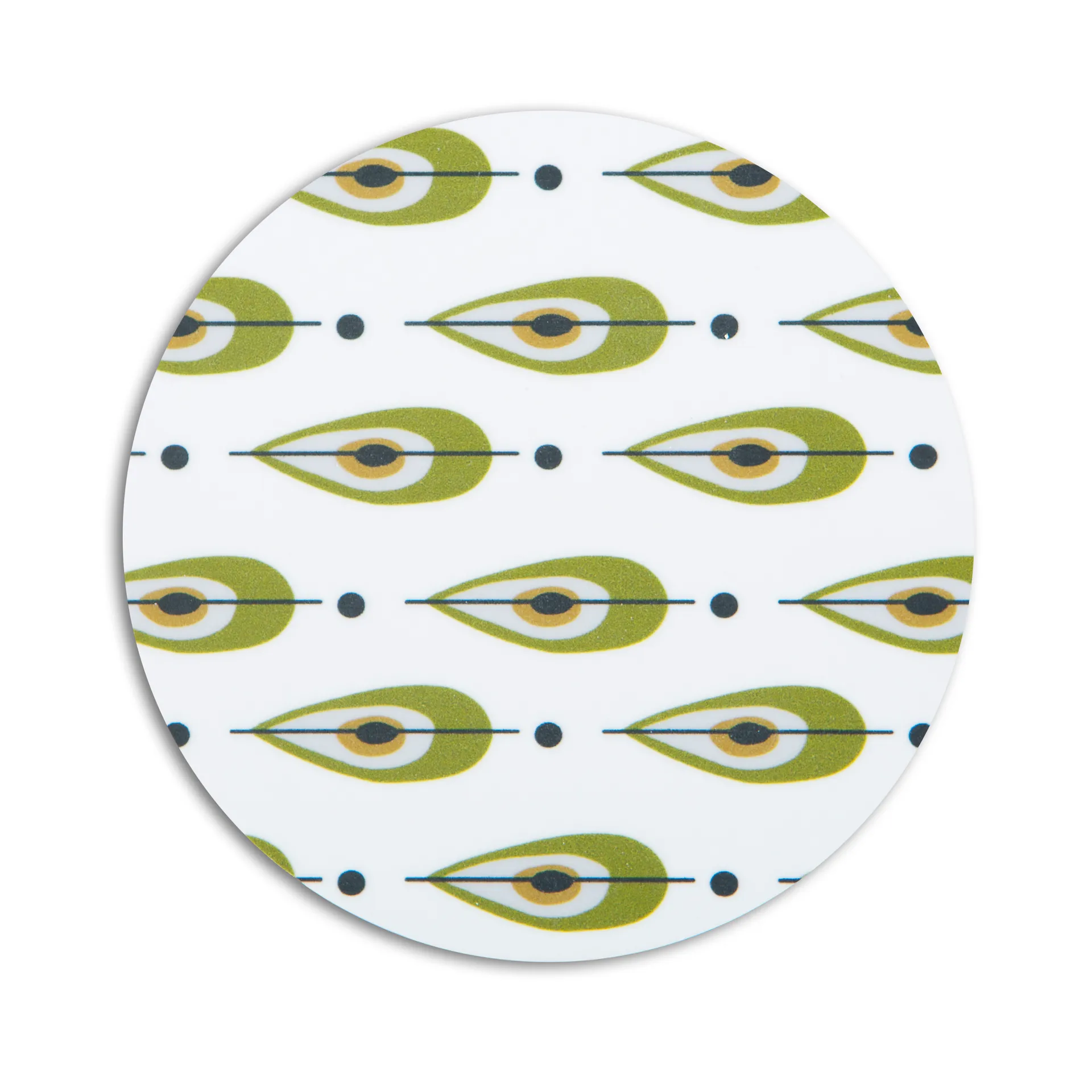 High Pears 1 trivet 21 cm, olive green Opto Design