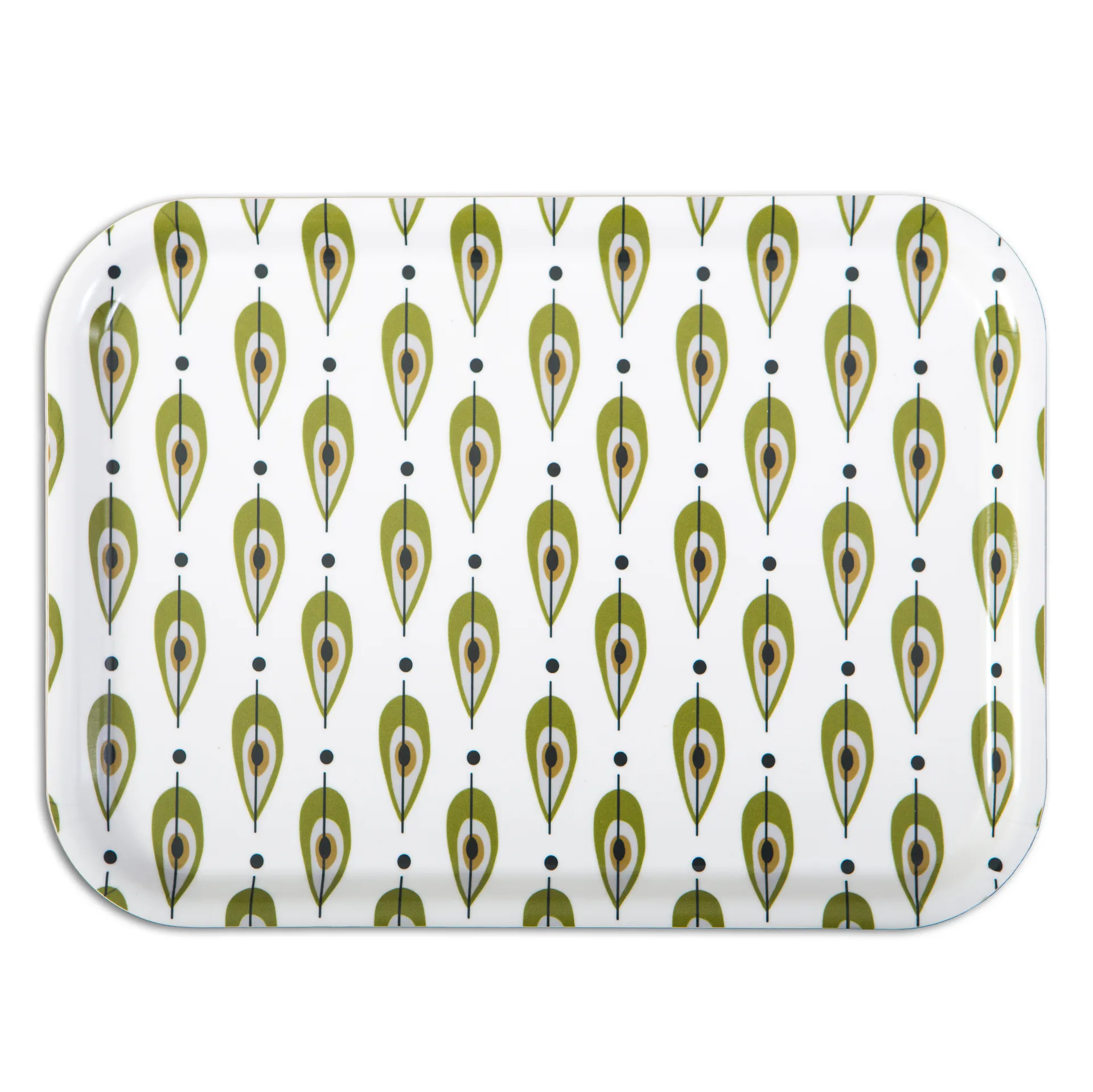 High Pears tray olive green, 36x28 cm Opto Design