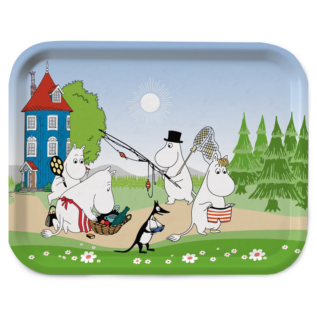 Opto Design Holiday tray 27x20 cm Green | Scandinavian Design | Trays | Multi