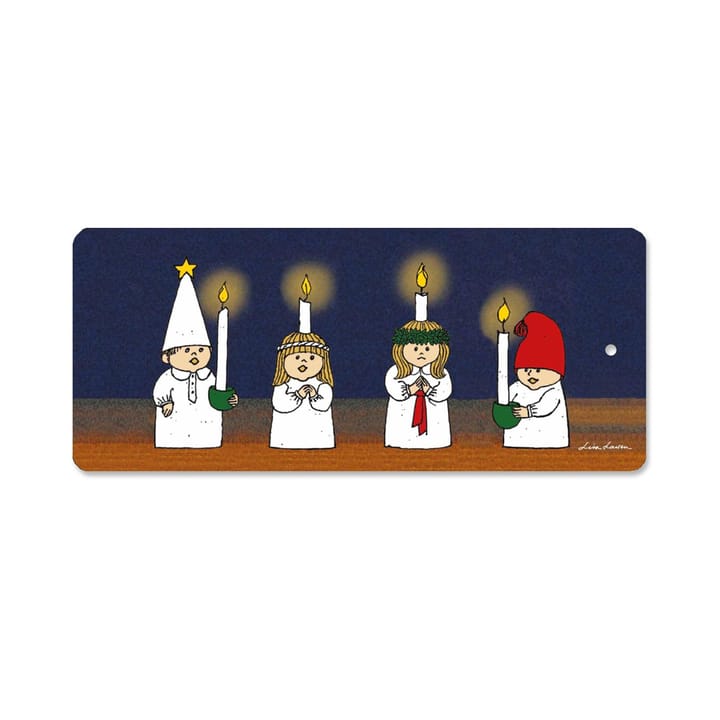 Lucia cutting board 40x17 cm, Blue-white Opto Design