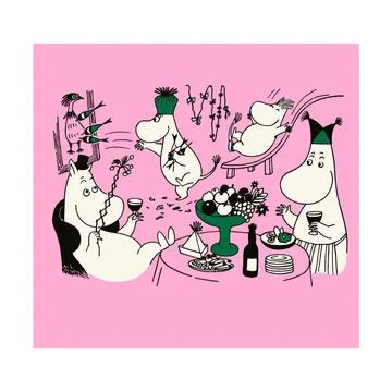 Moomin 80 paper napkins 20-pack - Pink - Opto Design