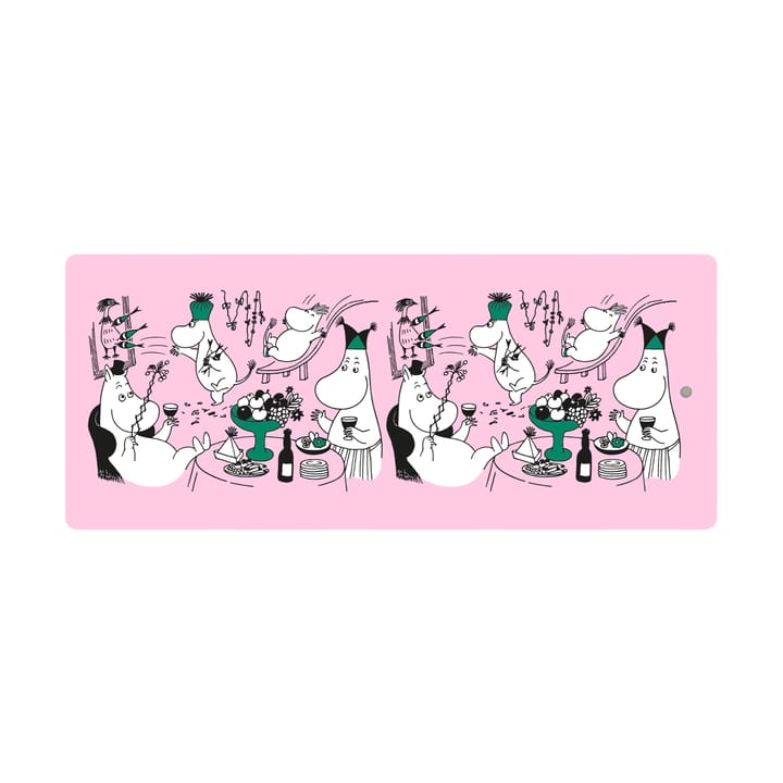Moomin 80 serving tray 17x40 cm - Pink - Opto Design