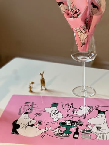 Moomin 80 table mat 27.5x40 cm - Pink - Opto Design