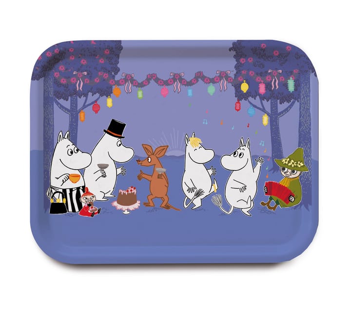 Moomin Dancing tray - Blue - Opto Design