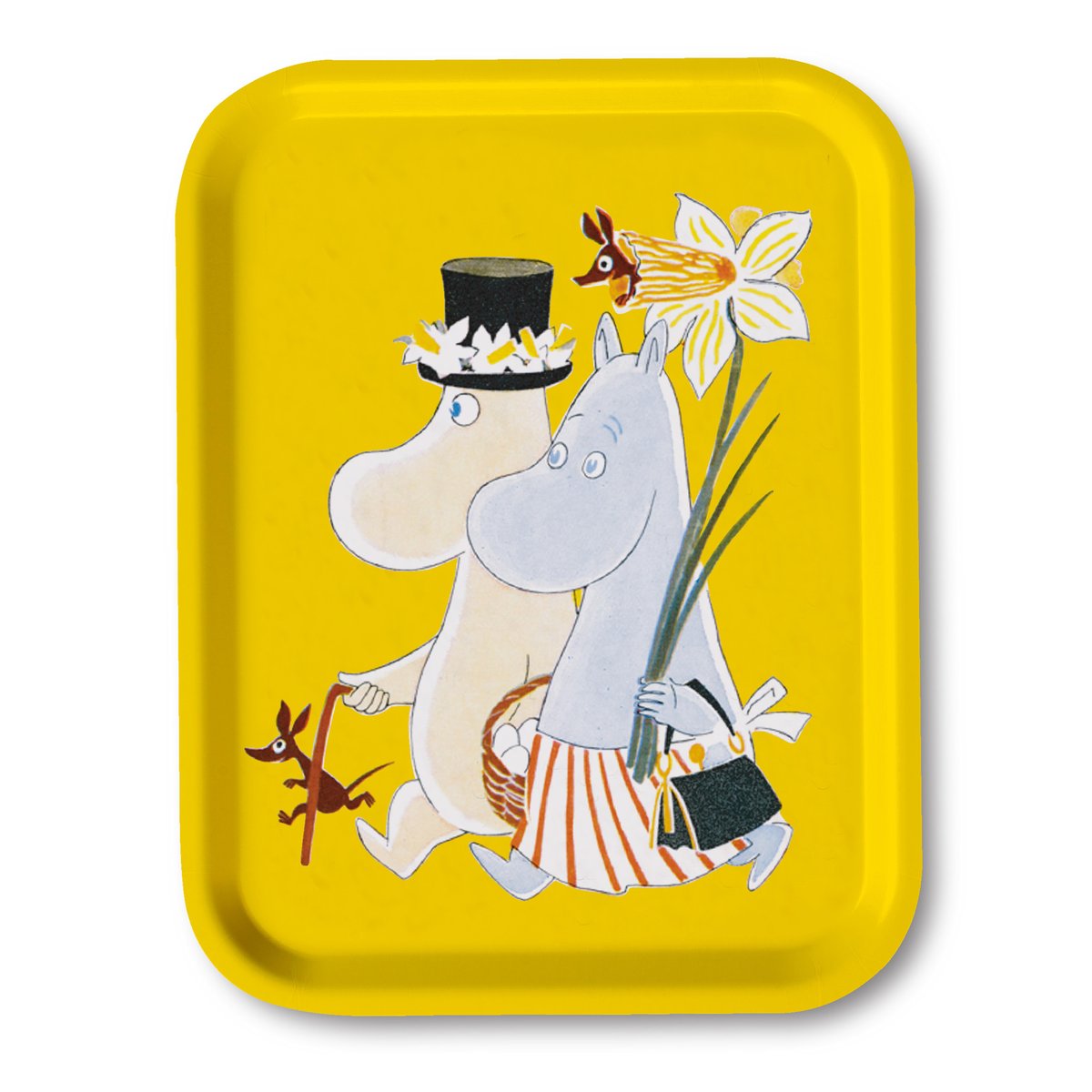 Opto Design Moomin easter tray 27x20 cm | Scandinavian Design | Trays | White