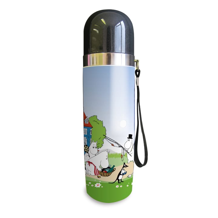 Moomin Holiday-Summer  thermal flask 0.5 l - Green - Opto Design