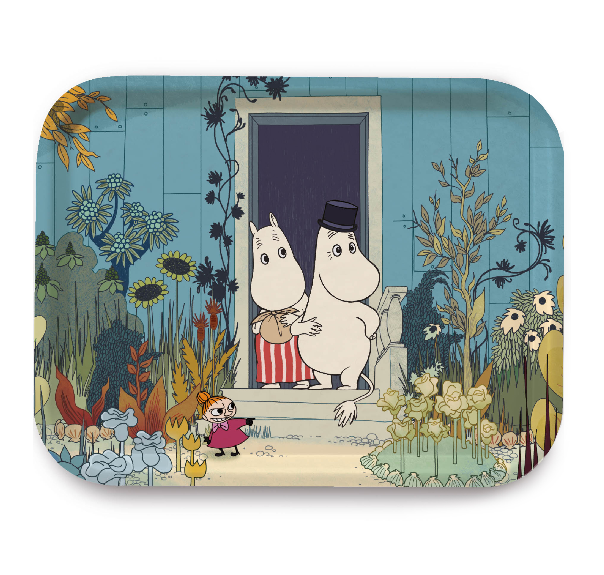 Moomin Riviera Doorstep tray from Opto Design - NordicNest.com