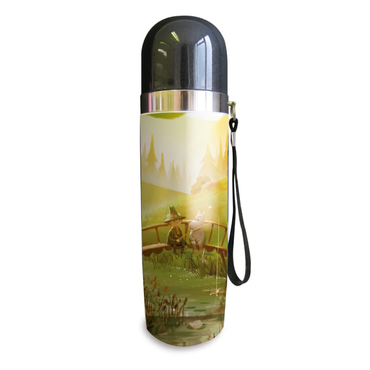 Moomin & Snufkin bridge Thermos 0.5 l - Green-multi - Opto Design