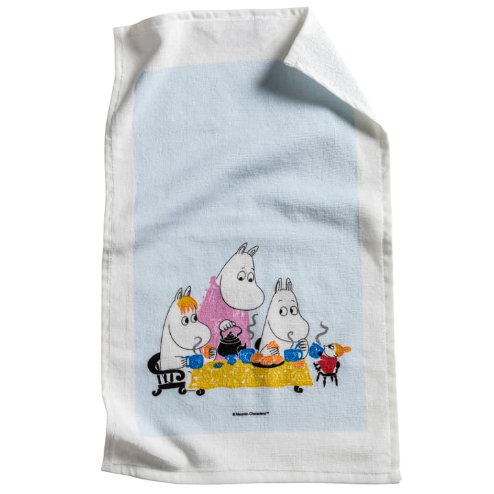 Moomin Tea Party towel - Blue - Opto Design