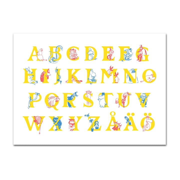 Mumin ABC placemat - 30x40 cm - Opto Design