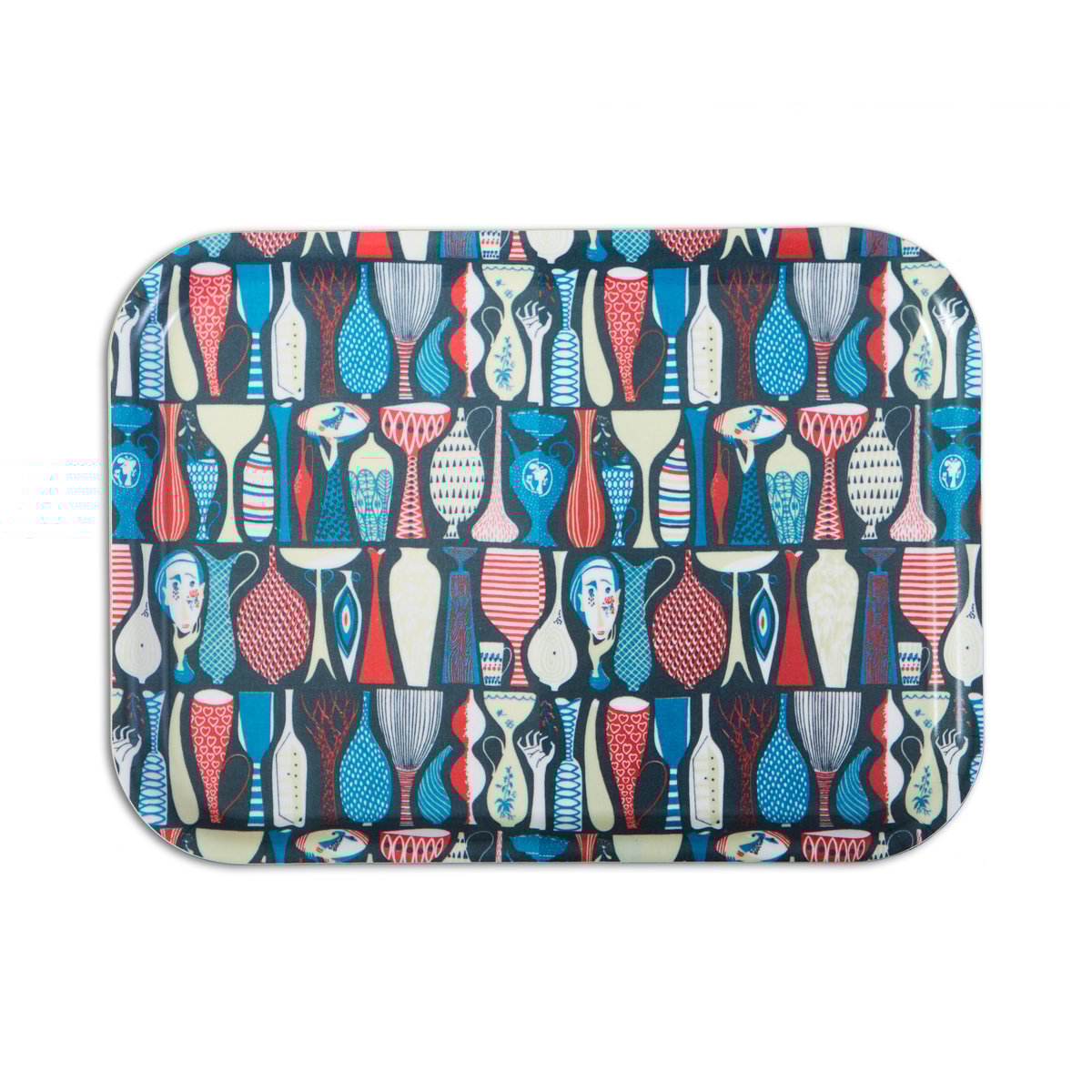 Opto Design Pottery tray by Stig Lindberg 27x20 cm