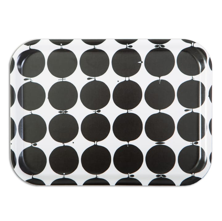 Tallyho tray 27x20 cm - Black-white - Opto Design