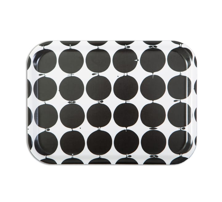 Tallyho tray 36x28 cm - Black-white - Opto Design