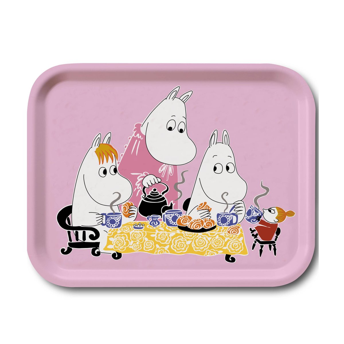 Opto Design Teaparty Moomin tray pink | Scandinavian Design | Trays | Pink