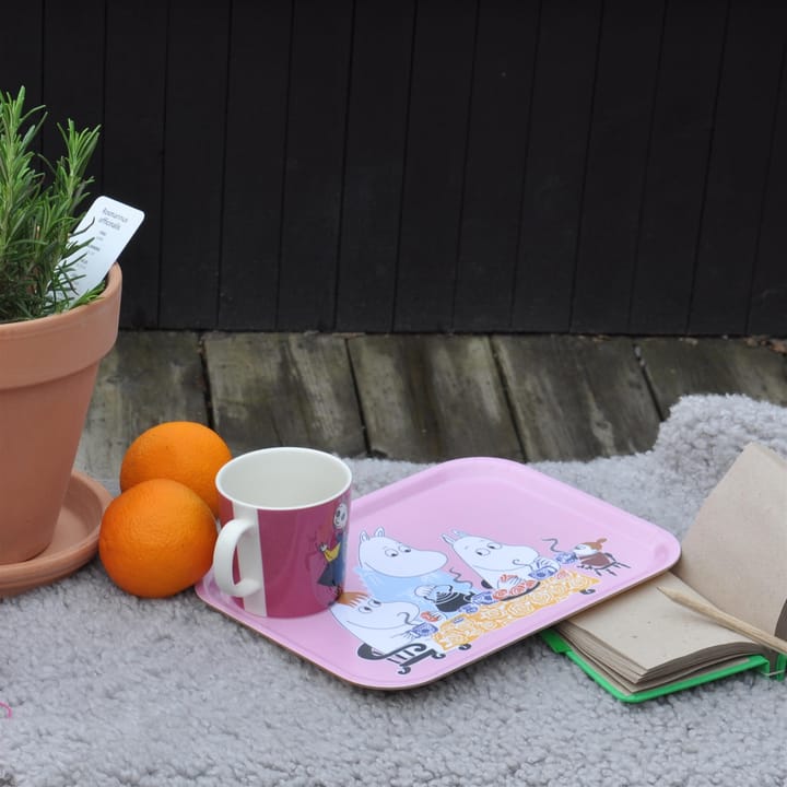 Teaparty Moomin tray - pink - Opto Design