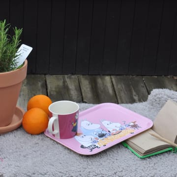 Teaparty Moomin tray - pink - Opto Design