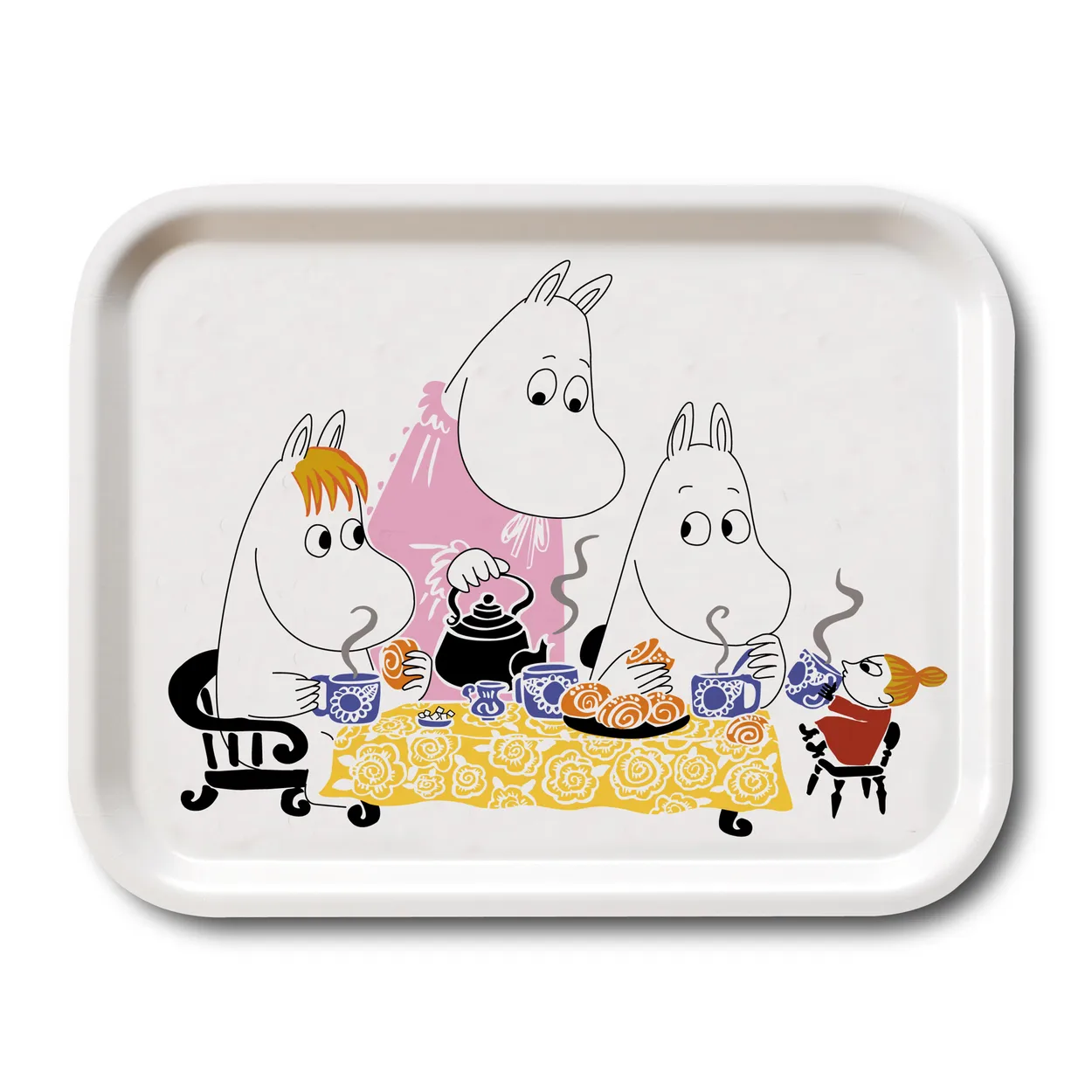 Opto Design Teaparty Moomin tray white | Scandinavian Design | Trays | White