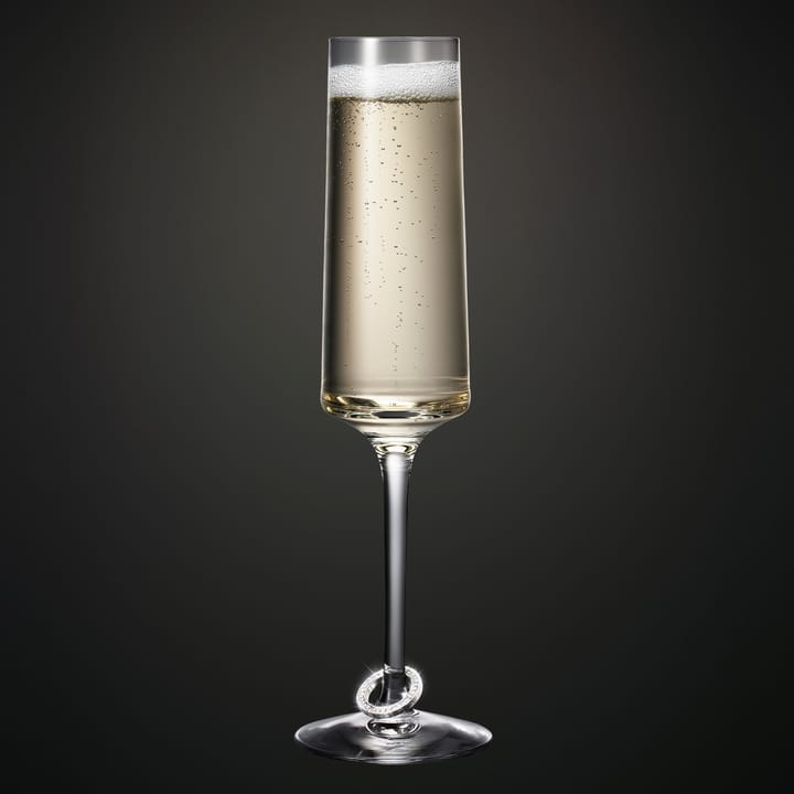 Amor Vincit Omnia glass - champagne flute 2-pack - Orrefors