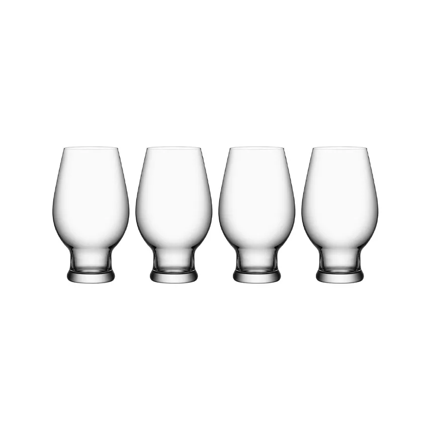 Orrefors Beer IPA beer glass 4-pack 47 cl | Scandinavian Design | Beer glasses | Transparent