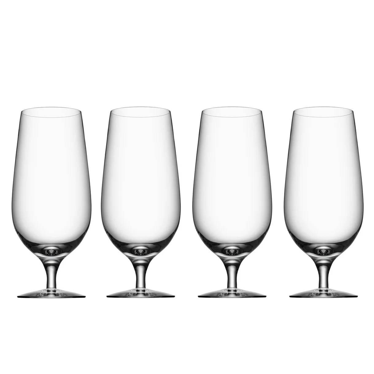 Beer lager beer glass 4-pack from Orrefors - NordicNest.com