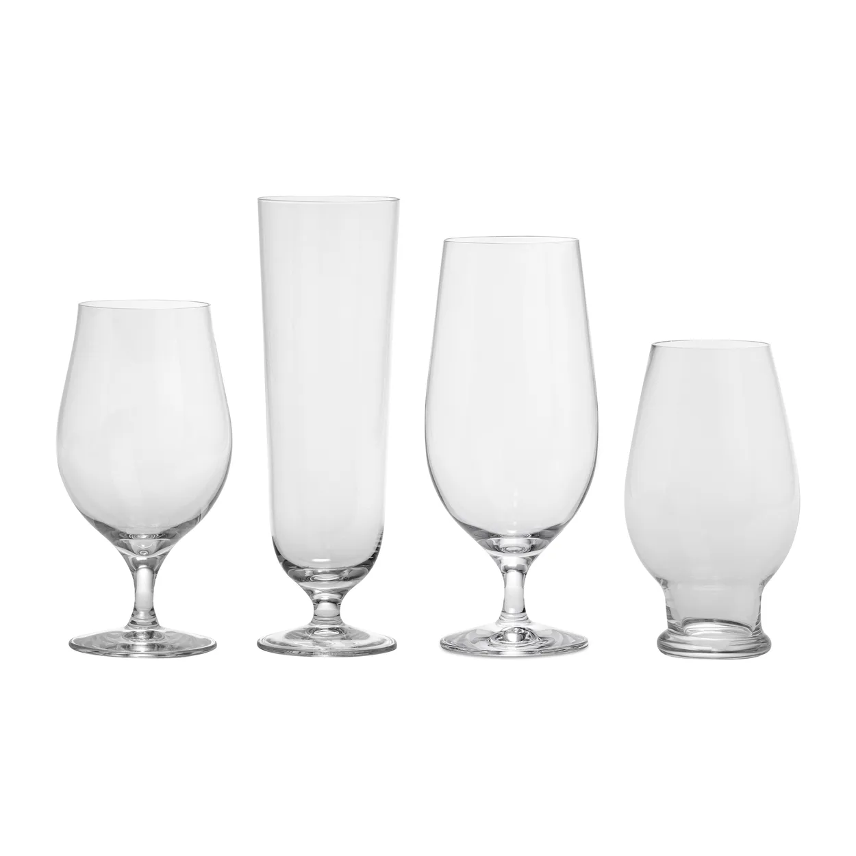 Orrefors Beer tasting kit beer glass 4 pieces Clear