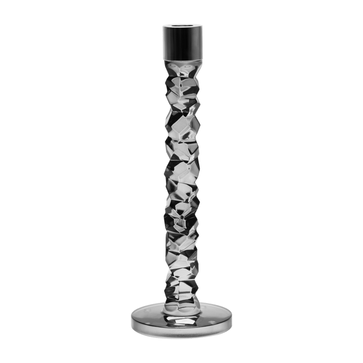 Carat candle sticks antracit - 297 mm - Orrefors