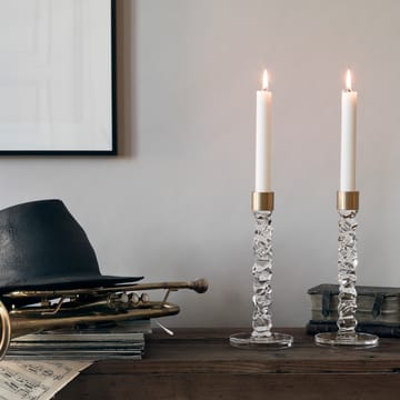 Carat candleholder brass 2-pack - 2-pack - Orrefors