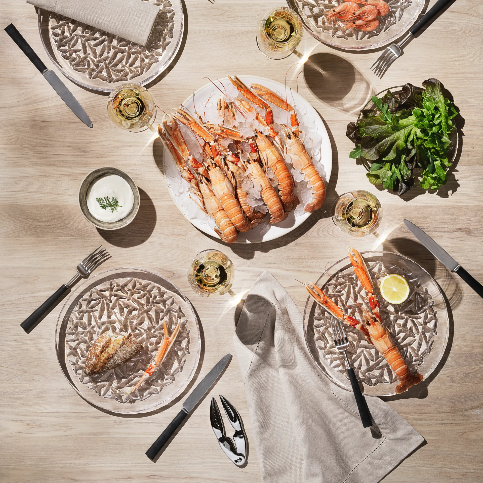 Carat dinner plate, Ø 27 cm Orrefors