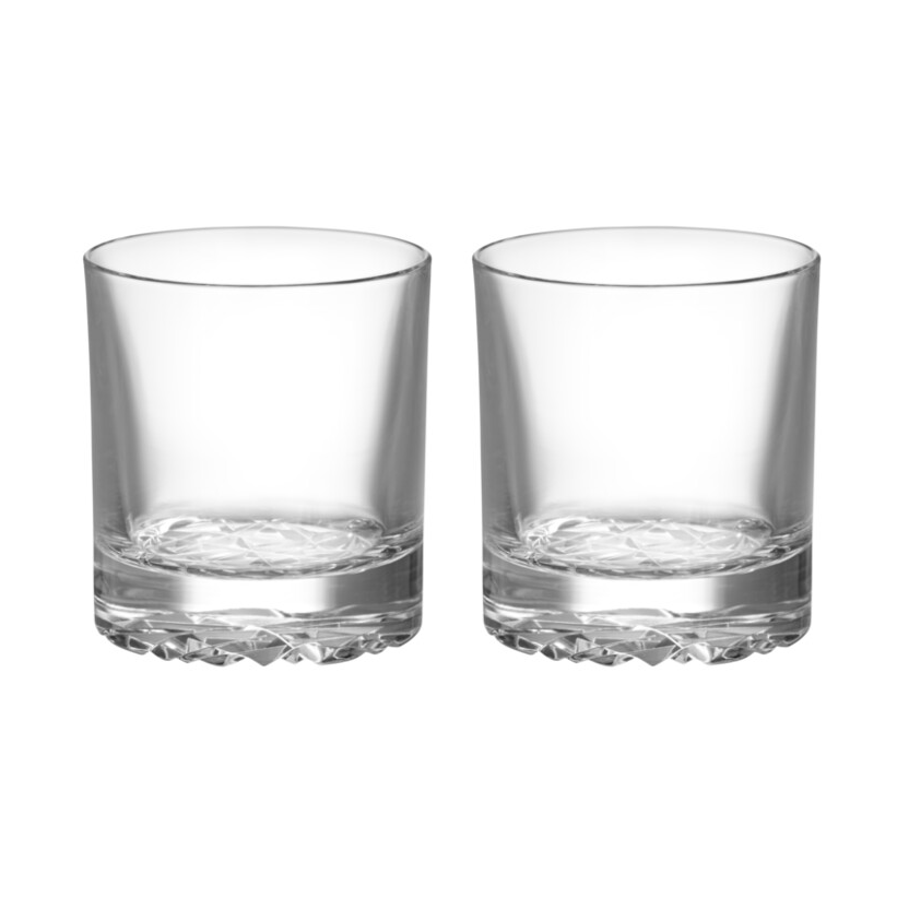 Orrefors Carat double old fashioned glass 28 cl 2-pack Clear