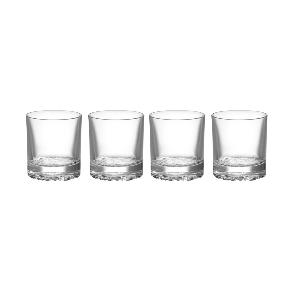 Orrefors Carat double old fashioned glass 28 cl 4-pack Clear
