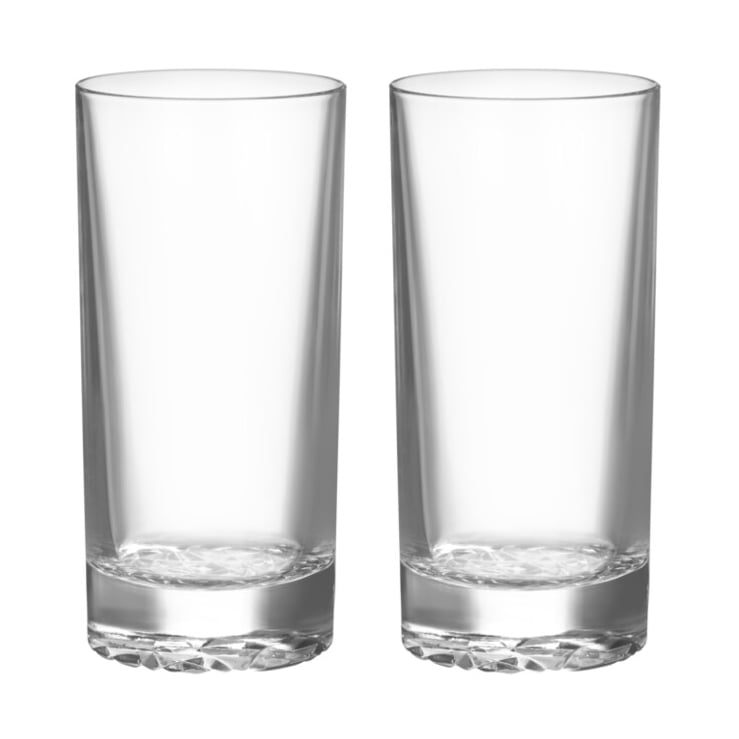 Orrefors Carat highball glass 35 cl 2-pack Clear
