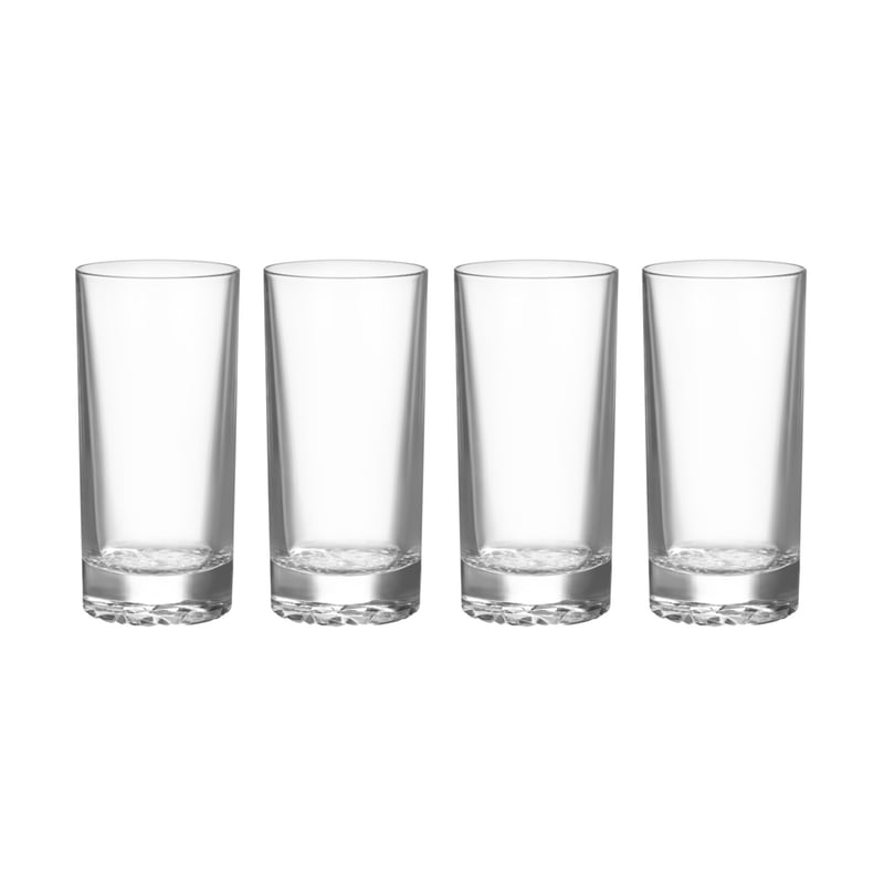 Orrefors Carat highball glass 35 cl 4-pack Clear