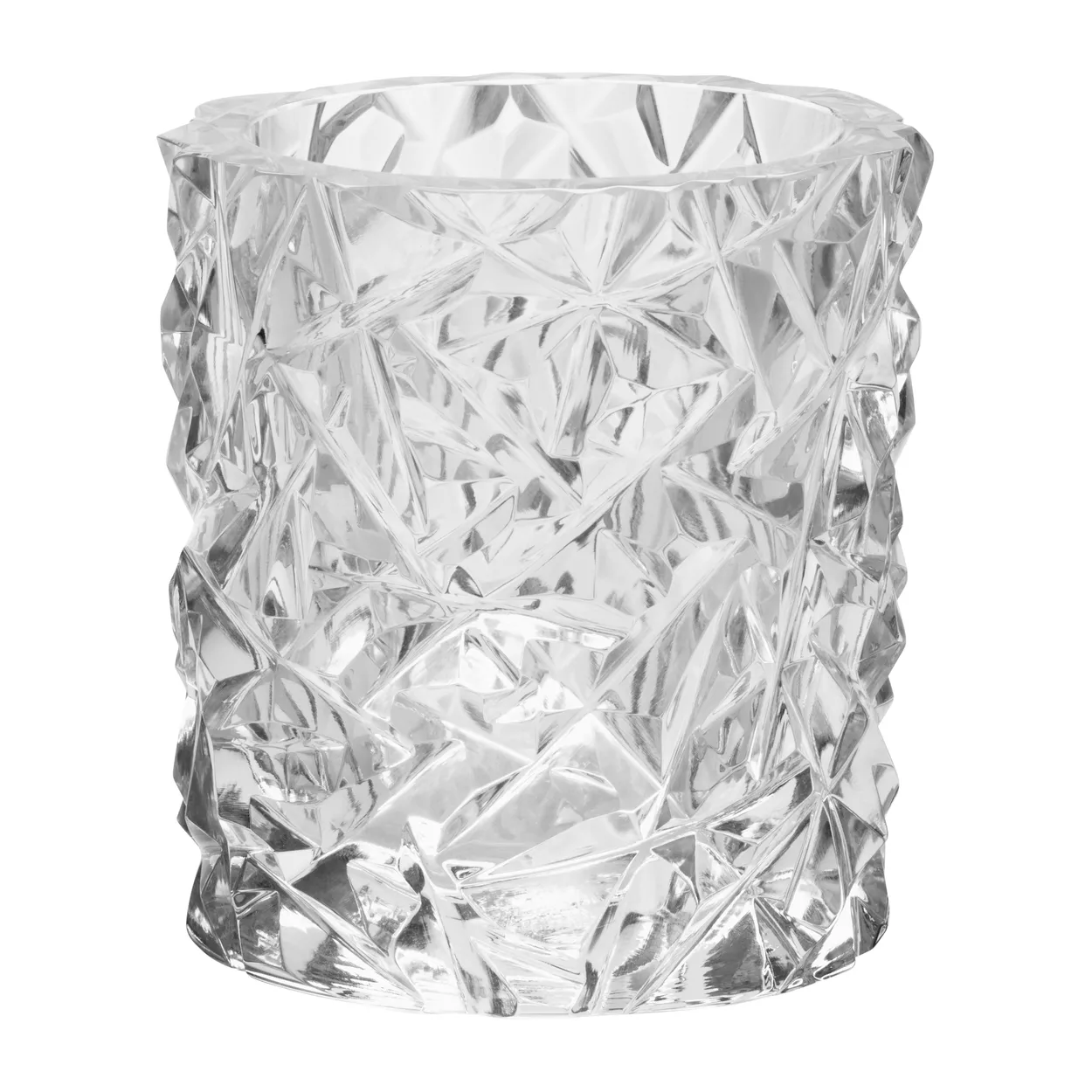 Orrefors Carat lantern clear 9.2 cm | Scandinavian Design | Tea light holders, lanterns & candle dishes | Transparent
