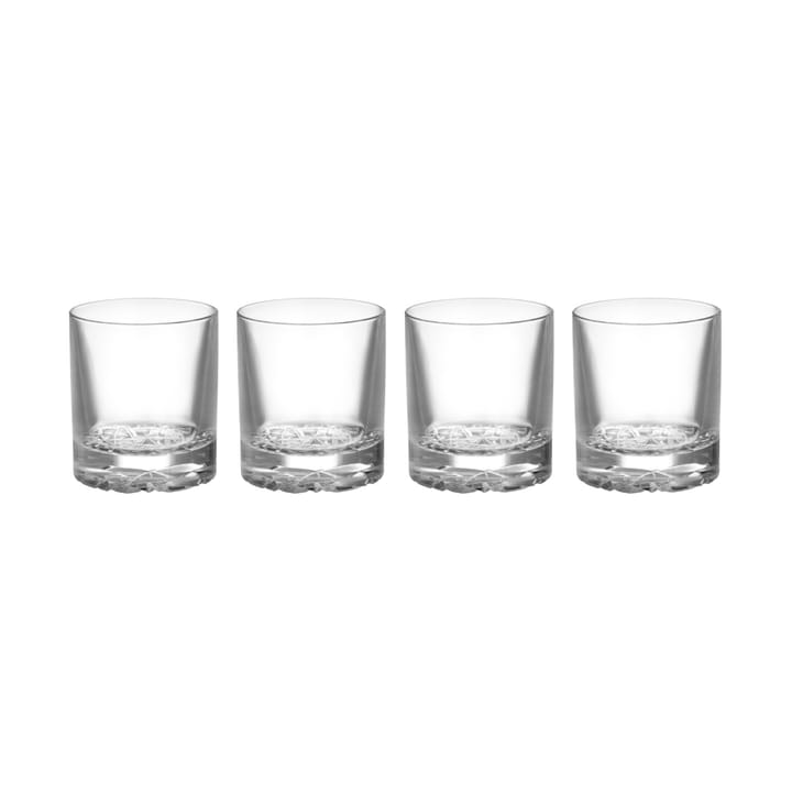Carat old fashioned glass 21 cl 4-pack - Clear - Orrefors