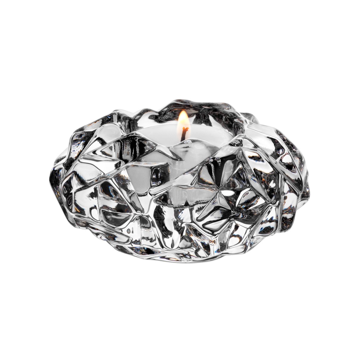 Orrefors Carat votive large | Scandinavian Design | Tea light holders, lanterns & candle dishes | Transparent
