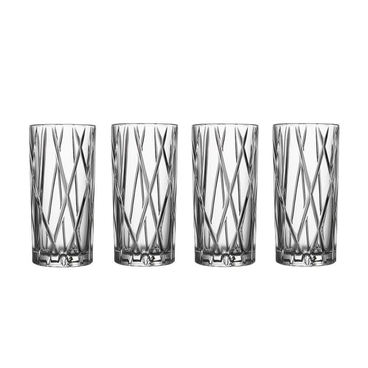 City High Ball glass 4-pack - 35 cl - Orrefors