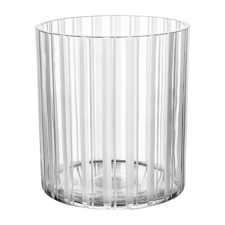 Cut in number vase 20 cm - Striped - Orrefors