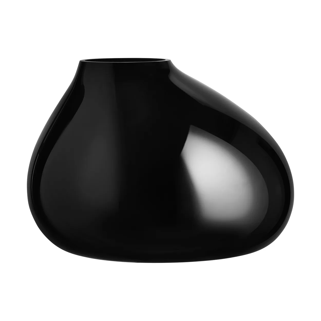 Orrefors Ebon vase 240 mm Black | Scandinavian Design | Vases | Black