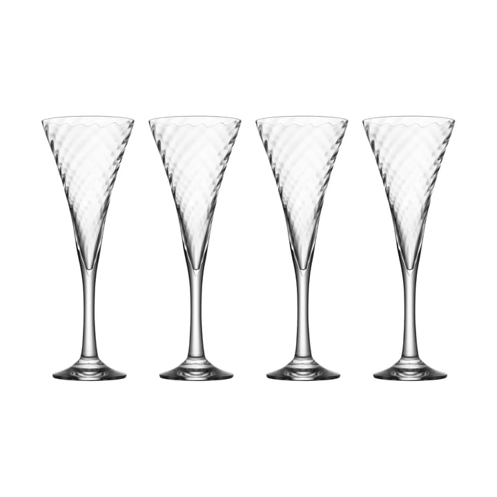 Helena champagne glass 25 cl 4-pack - Clear - Orrefors