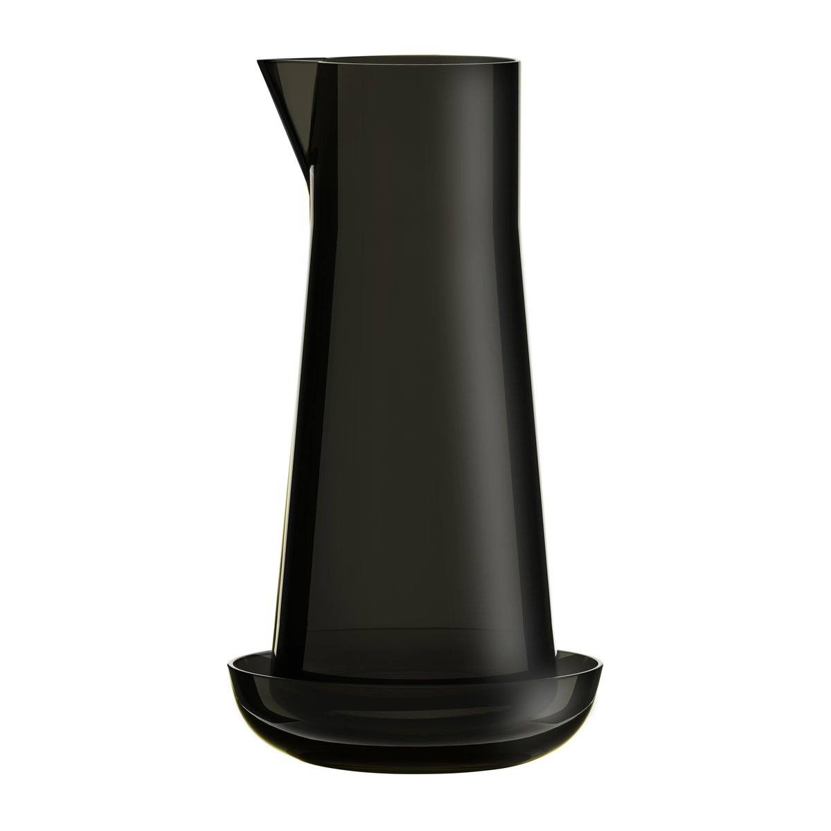 Orrefors Informal carafe with bowl 1 L Black | Scandinavian Design | Water jugs and carafes | Black