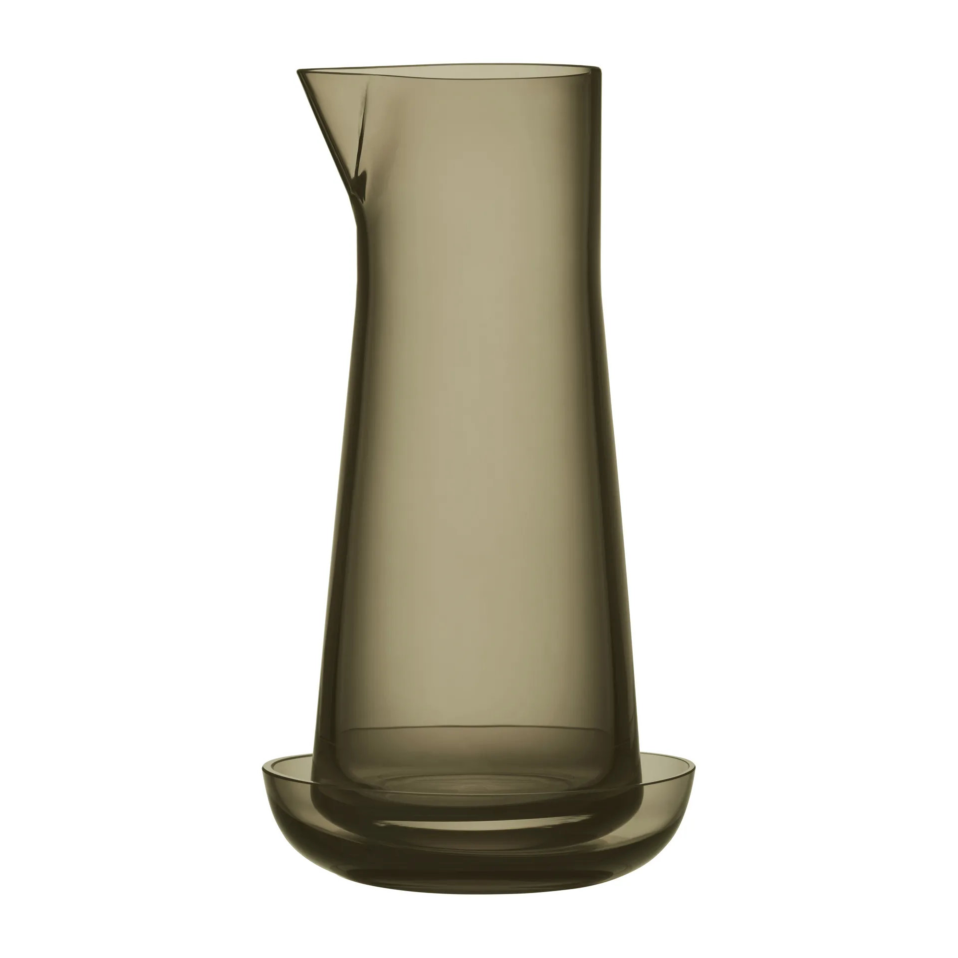 Informal carafe with bowl 1 L, Olive Orrefors