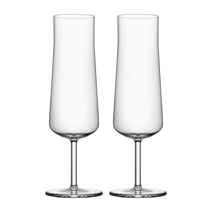 Informal champagne glass 22 cl 2-pack - Clear - Orrefors